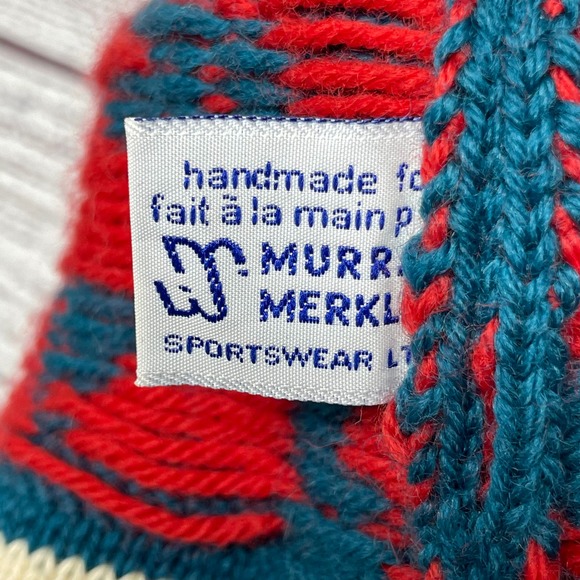 Murray Meekley Handmade snow ski cap beanie pure virgin wool - Picture 3 of 5